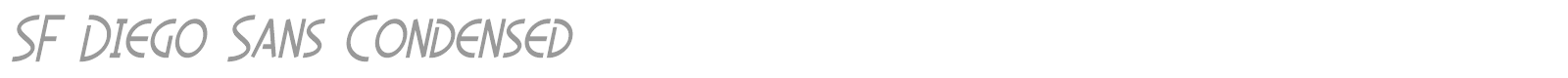 SF Diego Sans font preview